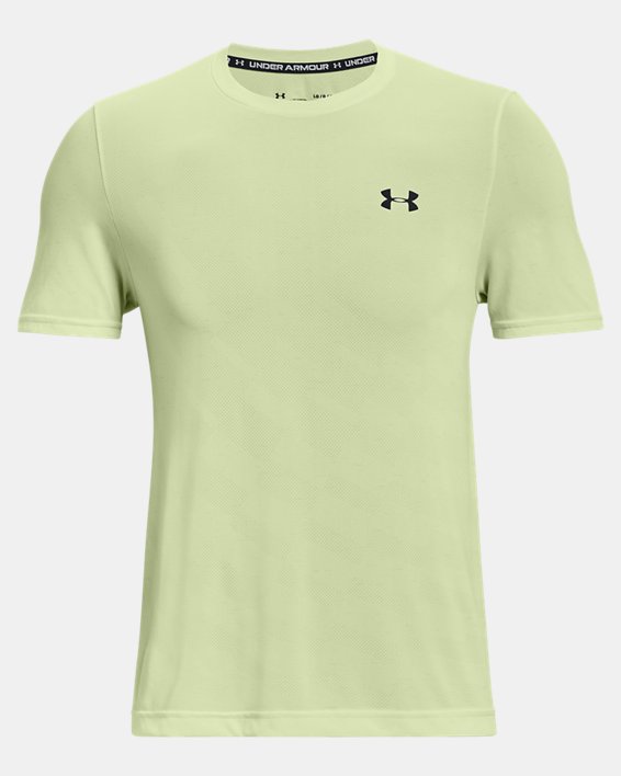 Men's UA Seamless Radial Short Sleeve, Green, pdpMainDesktop image number 4